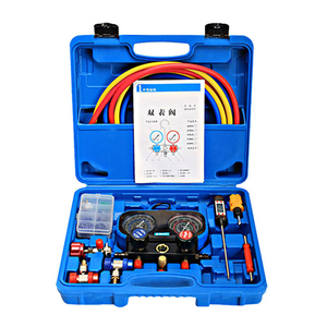 3 cách AC Gauge Set cho R22 R134 r404 r407 lạnh 3 van ô tô AC Manifold với 1.5M ống R134a adapter có thể tap - Product Image 1