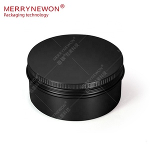 Professional Aluminum Packaging with Seamless Lid Metal Food Grade Aluminum Tin Can Jars for Food Storage Hair Mask 200g 200ml - Product Image 1
