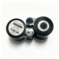 Ruban de transfert thermique noir en résine premium TTO 55 mm * 500 m pour imprimante HPRT FC53