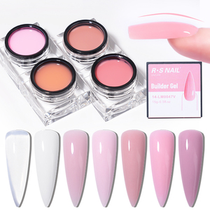 R S Nail Factory Venta directa 24 <span class=keywords><strong>colores</strong></span> Gel Builder 15g Multifuncional antiadherente Estándar europeo Extensión <span class=keywords><strong>de</strong></span> <span class=keywords><strong>uñas</strong></span> <span class=keywords><strong>de</strong></span> mano Gel Nail - Product Image 1