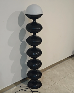 Lámpara de Pie Personalizada Estilo Wabi Sabi, Diseño Artístico Curvo, Base de Hierro Moderna, Luz de Pie para Dormitorio, Color Cambiable, Garantía - Product Image 5