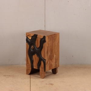 Luxury Wooden Bedside Table with Elegant Storage <b>Drawer</b> Design Bedroom <b>Side</b> Cabinet Furniture for Residential Applications - Product Image 5