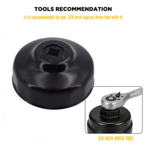 <b>Oil</b> <b>Filter</b> Cap <b>Wrench</b> 76mm 14 Flute Steel <b>Oil</b> <b>Filter</b> Cap Removal Tool - Product Image 5
