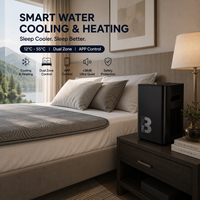 Surmatelas rafraîchissant pour dormeurs actifs – Gestion de la température du lit par eau – Alternative à l'eau froide pour le sommeil