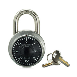 Yuefeng Maishi Combination <b>Padlock</b> 8mm Shackle Round Body With Key High Security Door Lock - Product Image 1