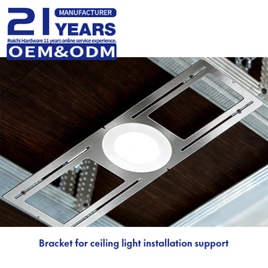 Custom Aluminum Alloy Stamped <strong>Ceiling</strong> <strong>Light</strong> Fixture <strong>Bracket</strong> - Product Image 3
