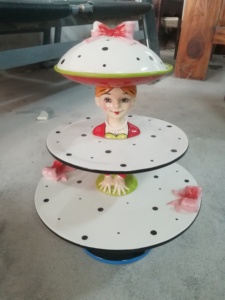 Vendita calda Personalizzati Fatti A Mano in ceramica Del Basamento Della Torta Set di 4 - Product Image 3