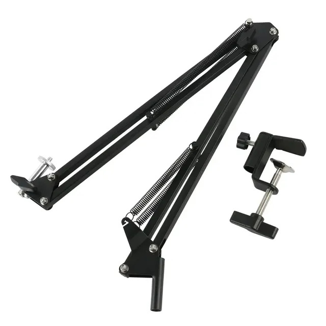 Microscope Video Camera Webcam Desktop Arm Stand Adjustable Boom Table Working Hanger Cantilever Stand Holder 1/4 6mm 40Ring