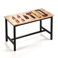Banc de travail en acier personnalisable de style industriel / moderne / classique pour garage, table de travail, poste de travail, bureau