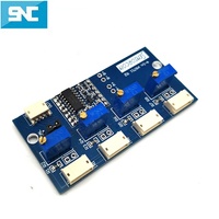 Amplificador de sensor de carga HX 711, dispositivo con 1- 4 unidades, célula de carga HX711