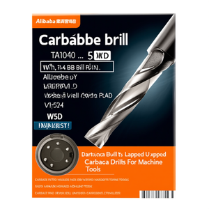 Carbide <b>Drill</b> Bit TA1040 5xD With 4 <b>Guide</b> Pads Lapped Uncoated For Machine Tools - Product Image 2