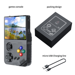 เครื่องเล่นเกมพกพา M19 หน้าจอ 3.5 นิ้ว ความจุ 64GB พร้อมเกมเรโทร 20000 เกม เชื่อมต่อทีวีได้ รองรับ 3D RK3566 Quad-core แบตเตอรี่ 3000mAh - Product Image 6