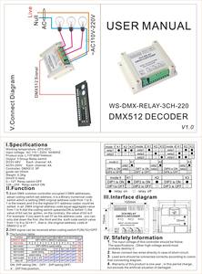 Decodificador de interruptor de controlador de relé <span class=keywords><strong>Dmx</strong></span> 3P 4A de alto voltaje 4Ch Dmx512 de - Product Image 5