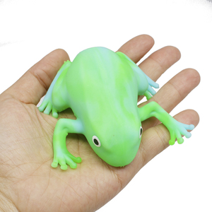 Giocattolo Antistress in Plastica TPR Ecologico, Rana Iridescente Bicolore, per Bambini dai 5 ai 7 Anni - Product Image 2