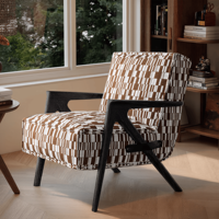 Fauteuil de loisirs moderne en coton écologique pour chambre, bureau à domicile, salon, hôtel, salle à manger, mobilier de maison