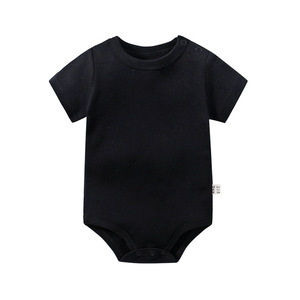 Di alta qualità in cotone biologico abbigliamento per bambini 0-3 mesi bambino manica corta tuta - Product Image 3