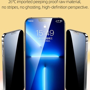Pour <span class=keywords><strong>iPhone</strong></span> 18 Pro Max 18 18 Pro XS XR MAX 26 °   Protection d'écran en verre trempé pour la confidentialité, protection en verre transparent HD, accessoires pour téléphone - Product Image 4