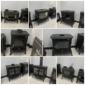 Chimenea de Leña de Tres Lados con Llama Realista, Estilo Europeo, Diseño Moderno y Lujoso, Hierro Fundido, Uso en Interiores, Zonas Rurales, Villas - Product Image 5