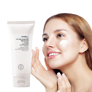 Marque privée 10% vitamine B5 lotion hydratante rafraîchissante de contrôle de l'huile panthénol crème réparatrice apaisante pour peau grasse - Product Image 1