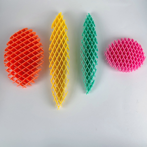 2025 New Design Plastic Squeeze Toys 3D Printed Stress Relieving Elastic Mesh Decompression Toy for Boys Girls Funny Educational - Product Image 1