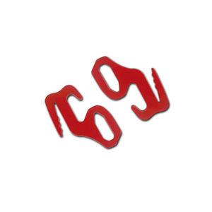 Estacas Metálicas Rojas para Tiendas de Campaña, Hebilla en Forma de 9 para Cuerdas de Sujeción, Ajustador de Cuerdas para Camping al Aire Libre, Uso en Todas las Estaciones - Product Image 1