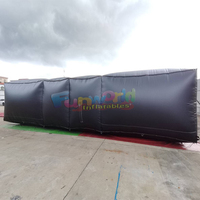 Aire de jeu gonflable géante extérieure en PVC pour Laser Tag, parcours d'obstacles, usage commercial, haute capacité (>500 kg), plus de 10 joueurs