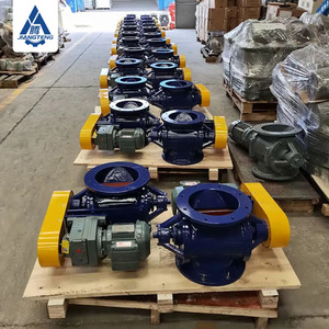 Thép không gỉ 304 316 công nghiệp XẢ VAN quay airlock Feeder điện quay van quay vật liệu số lượng lớn thiết bị cho ăn - Product Image 1