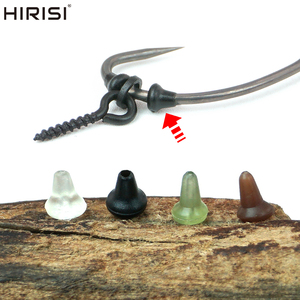 50 Piezas Hirisi, Cuentas de Goma Suave, Topes para Anzuelos de Pesca de Carpa, Accesorios de Pesca para Agua Dulce, Aparejos de Pesca de Lago AH035 - Product Image 5