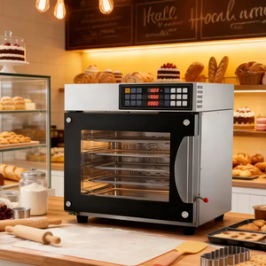 فرن بخاري ذكي متعدد الوظائف، معدات مخابز تجارية كهربائية بخمسة أرفف - Product Image 1
