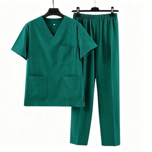 Clinic Hospital <b>Scrubs</b> Set Premium Polyester Cotton Breathable Medical <b>Uniform</b> For Doctor Nurse - Product Image 2