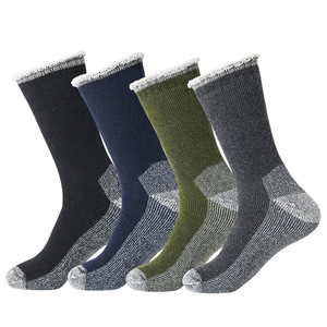 <span class=keywords><strong>Chaussettes</strong></span> d'hiver thermiques pour hommes et femmes, extra chaudes, doublées de polaire, <span class=keywords><strong>chaussettes</strong></span> de randonnée <span class=keywords><strong>en</strong></span> <span class=keywords><strong>laine</strong></span> mérinos avec logo personnalisé - Product Image 6