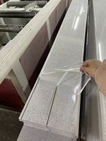Panneaux de plafond en PVC imperméables pour impression par transfert thermique, faux plafond décoratif, plafond en PVC d'intérieur
