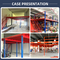 Sistem Rak Mezzanine Tanpa Baut dari Baja Dingin yang Dikerjakan Secara Industri, Perlindungan Korosi, Multi-Lapisan, Ketebalan 4mm, Dilapisi Serbuk untuk Penyimpanan