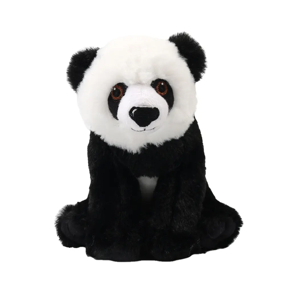 GRS recycled stuffed animals made of Eco-friendly material sitting position panda plush toys