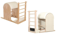Baril d'escalade Pilates professionnel réglable en bois d'érable pour l'entraînement de la force et de la flexibilité à domicile ou en studio