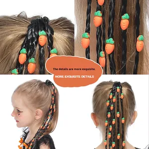<span class=keywords><strong>Trecce</strong></span> <span class=keywords><strong>per</strong></span> Capelli <span class=keywords><strong>per</strong></span> <span class=keywords><strong>Bambini</strong></span>, Materiale in Fibra Infiammabile, Elastico <span class=keywords><strong>per</strong></span> Capelli, Coda Alta, Vendita Calda <span class=keywords><strong>per</strong></span> il Commercio Transfrontaliero - Product Image 3