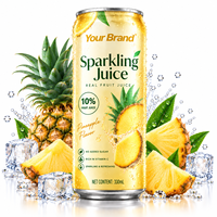 Druivenfruitsap drank in aluminium blik, geen kunstmatige kleurstoffen, ODM-service, bulklevering voor supermarkten.