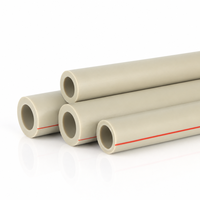 Autres tubes durables pour l'approvisionnement en eau, options de couleurs vert, blanc, gris, gamme complète de tailles, moulage de tubes pour projets de construction, vente en gros