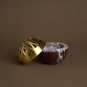 <strong>Queimador</strong> De Incenso Travertine Mubkhar Bakhoor Censer Collection Each Family 1pcs Muslim Arabic Incense Burner - Product Image 3