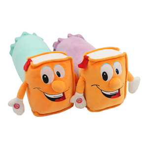 Venta al por mayor <span class=keywords><strong>libro</strong></span> <span class=keywords><strong>de</strong></span> dibujos animados muñeco <span class=keywords><strong>de</strong></span> peluche Super suave juguete abrazando almohada técnica bordada PP algodón para aliviar <span class=keywords><strong>el</strong></span> estrés - Product Image 1