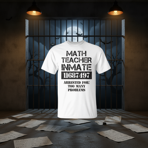 Camiseta para profesor de matemáticas, disfraz de Halloween, regalo divertido para profesores - Product Image 3