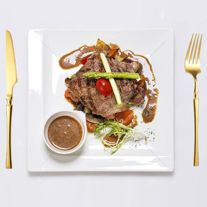 Bán hàng nóng chất lượng tốt 18/10 thép không gỉ vàng Nhà hàng đám cưới thiết lập dao kéo bạc Flatware Set cho sự kiện đám cưới - Product Image 3