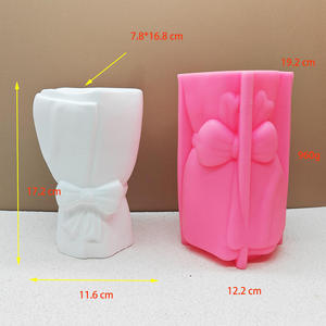 Molde de Silicona para Macetas de Flores y Suculentas, Marca HC, Forma Irregular, para Manualidades, Decoración 3D para el Hogar e Interiores - Product Image 2