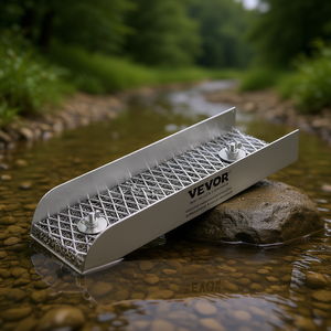 Vevor Bac de lavage en alliage d'aluminium de 12 pouces pour la prospection aurifère et les pièces de machines minières - Product Image 2