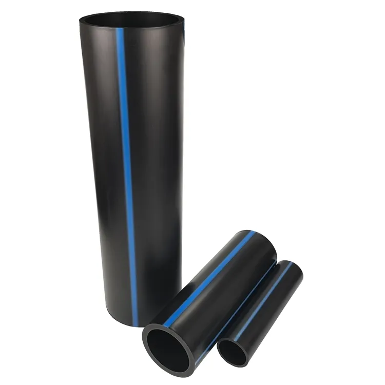 Puhui Haute Qualité Pe 100 En Plastique Hdpe Tuyau D'eau Tube De Travail Pour Bar 10 6 8 12.5 16 20 160mm 250mm 63mm