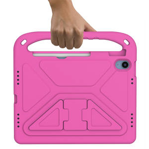 Étui de protection antichoc EVA pour tablette pour <span class=keywords><strong>ipad</strong></span> 11 2025 A16 étui de couleur rouge bleu dessin animé mignon avec poignée de support - Product Image 3