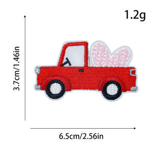 Wholesale Sell Laser Cut Xoxo <b>Sweet</b> Heart Cartoon Embroidered Patches Iron On Valentine'S Day Custom <b>Small</b> Embroidery Patches - Product Image 5