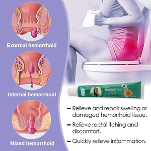 Ungüento Herbal para Hemorroides con Logotipo Personalizado, Crema para el Cuidado de las Hemorroides Internas y Anales - Product Image 3