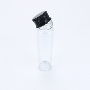 120mm Low Boron Silicate Glass Storage <b>Tube</b> Clear <b>Tube</b> with Screw Lid for 109mm King Size Rolled Cone <b>Cigarette</b> Storage - Product Image 4