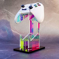 Dudukan layar akrilik 2 lapis, braket pengontrol Game warna-warni untuk PS4 untuk Switch & untuk Xbox kompatibel dengan PC-kondisi baru